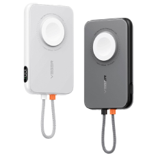 Power Bank Porodo 5000 mAh Slim PD 20W+Watch Charger White PD-PBFCH027-WH
