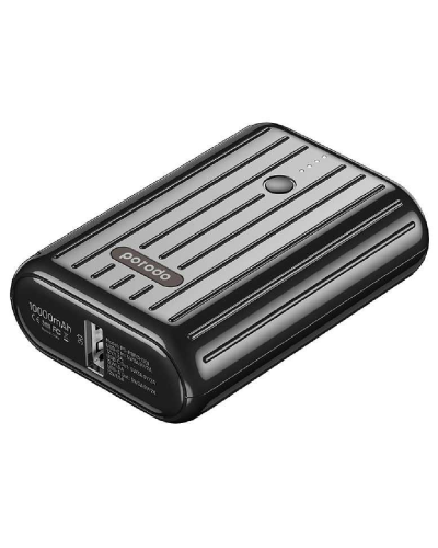 Power Bank Porodo 10000 mAh QC3.0 PD 20W Black PD-PBFCH001-BK