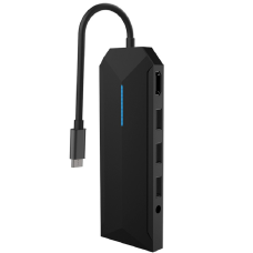 Porodo Gaming 9 in 1 USB-C Hub 4K Gamers edition PD 100W-Black / PDX526
