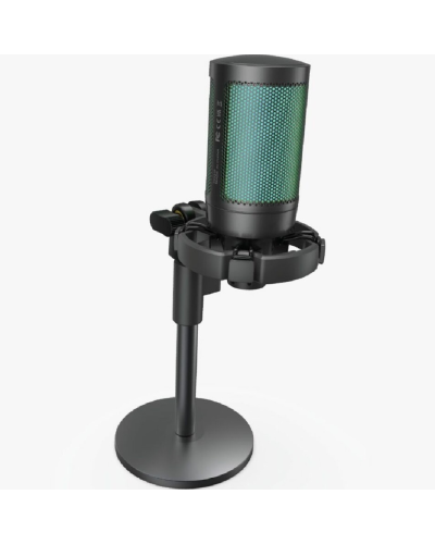 Gaming microphone Porodo prefessional RGB+STAND Black / PDX518-BK