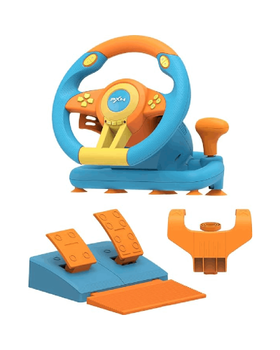 PXN V3 Pro Racing Wheel+ Pedals PS4/XBOX One/PC Cyan/Yellow