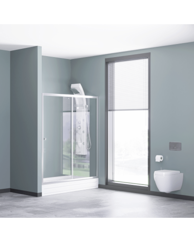 Düzbucaqlı duşaltlıq üçün duş kabin Kabinex KL 703 130×180 sm