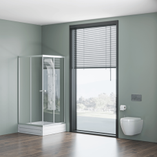 Kvadrat duşaltlıq üstü duş kabin Kabinex KL 651 80×80×180 sm