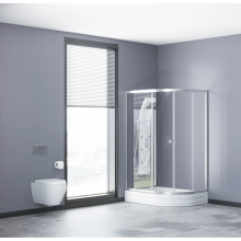 Yarım oval duşaltlıq üstü duş kabin Kabinex KL 851 130×90×180 sm Sol