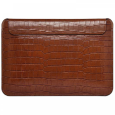 Çexol Wiwu 13.3” Skin Croco Geniunie Leather Brown