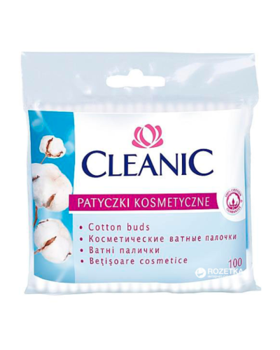 Pambıq çubuqları Cleanic 100 əd 5900095000129