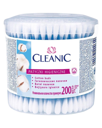 Pambıq çubuqları Cleanic dairəvi 200 əd 5900095000600