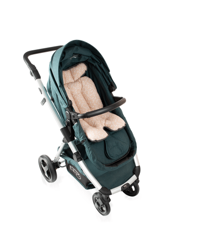 Uşaq arabası və yedirmə oturacağı içliyi BabyJem Çəhrayı çiçək 8681049285072