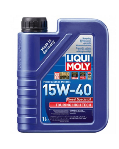 Mühərrik yağı Liqui Moly Touring High Tech Diesel 15W-40 Lm1070