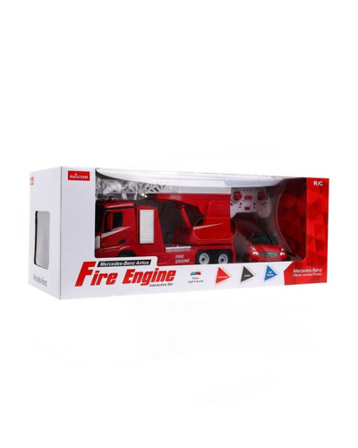 Oyuncaq avtomobil Rastar 1:24 Mercedes-Benz Antos Fire Engine & Rescue Car 2 in 1 6930751314887