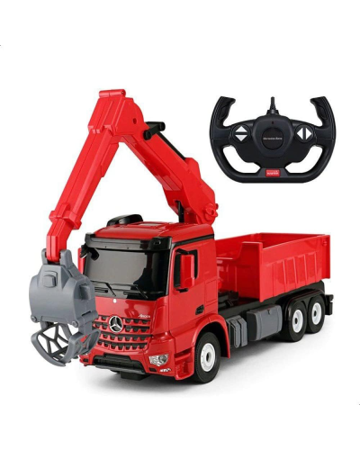 Oyuncaq avtomobil Rastar 1:24 Mercedes-Benz Arocs Logging Vehicle 6930751315921