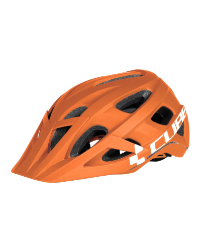 Helmet Cube Am Race S/M Orange-White