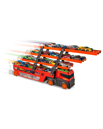Hot Wheels HW Mega Red Hauler 50th GH48 887961800517