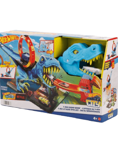 Oyun dəsti Hot Wheels HW City Trex Chomp Down HKX42 194735109678