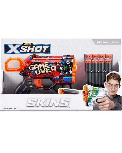 Zuru INT-S001-X-Shot Skins Menace (8 DART) 193052039217