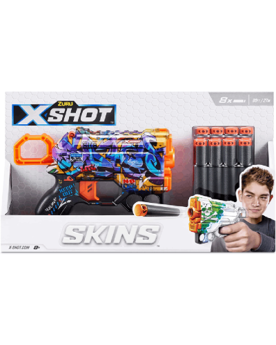 Zuru INT-S001-X-Shot Skins Menace (8 DART)  193052040640