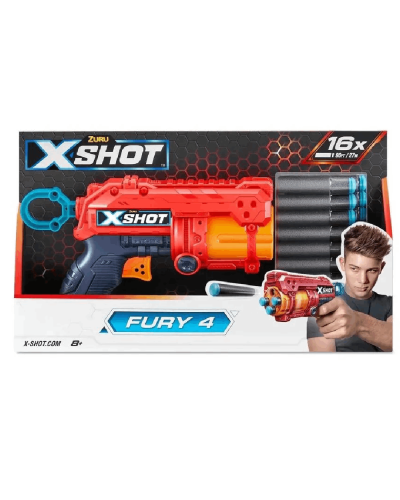 Zuru 2022-S003-X-Shot Excel-Fury 4  (16DART) 193052040343