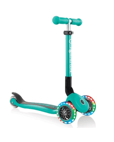 Skuter Globber Junior 4895224404606 (Qatlanan, işıqlı)