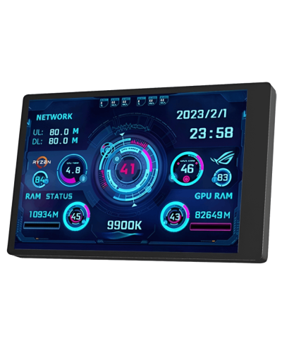 Gaming Porodo PC Health Monitor 3.5" Black PDX537