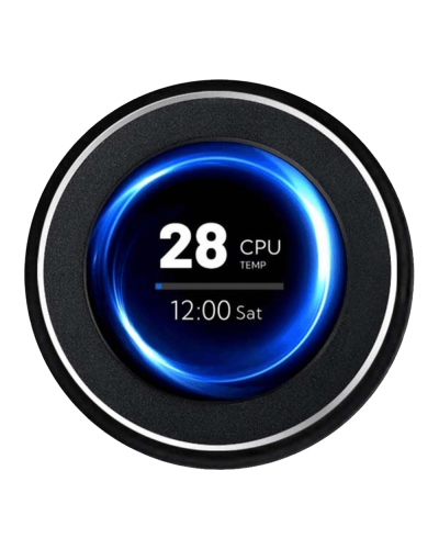 Gaming Porodo PC Health Monitor 2.1" Black PDX536