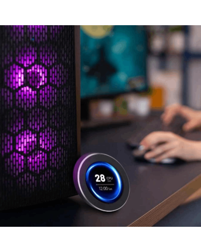 Gaming Porodo PC Health Monitor 2.1" Black PDX536