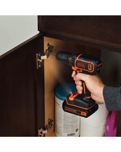 Drel-şurup bağlayan Black&Decker BDCDC18KB-QW Case (2X1.5)