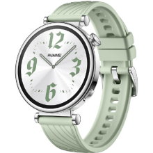 HUAWEI Watch GT 4 41 mm Aurora-B19FG Silver W\Green Fluoroelastomer 55020CER