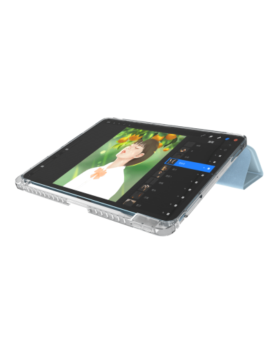 Qoruyucu örtük Comma Joy Series Apple iPad Pro 11 (2024) 0732 Light Blue