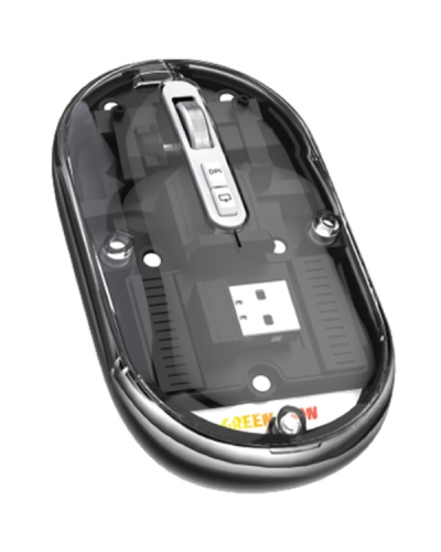 Mouse Green Lion Transparent Mouse Lite Green GNTRMSELITEGN