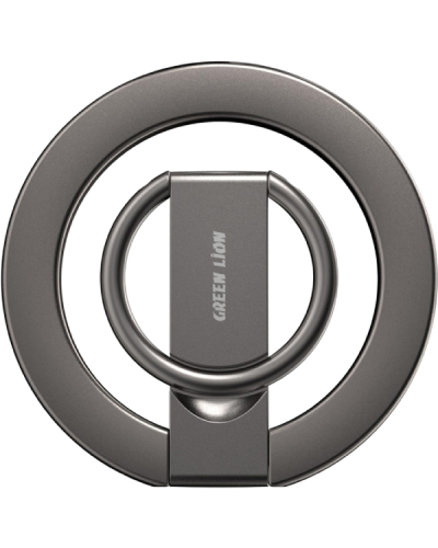Green Lion Magnetic Ring Holder Titanium GNMRNGHLDTM