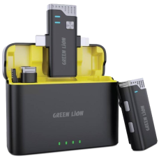 Blogger Microphone Green Lion 3IN1 360 USB-C Lightning Black GN3IN1MIC360D