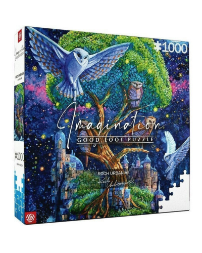 Pazl Good Loot Imagination Roch Urbaniak Owl Island Wyspa Sow 1000 5908305243014