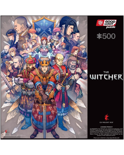 Pazl Good Loot the Witcher Northern Realms 500 5908305246756