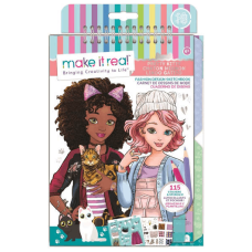 Make it Real Fashion Design Sketchbook: Pretty Kitty 3204MR 695929032043