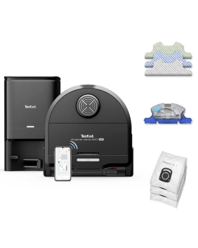Robot tozsoran TEFAL RG9695 X-Plorep seriya 240+ AI Stansiyalı 8000 PA