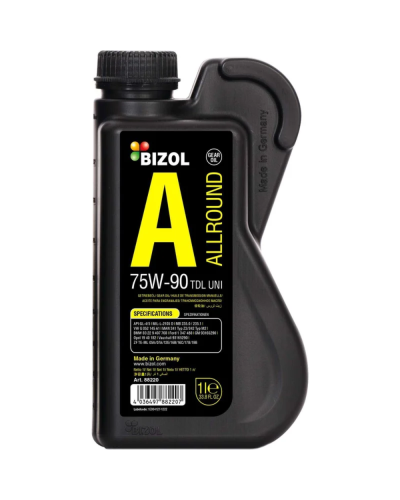 Sürətlər qutusu üçün yağ Bizol Allround Gear TDL 75W-90 UNI 1 lt