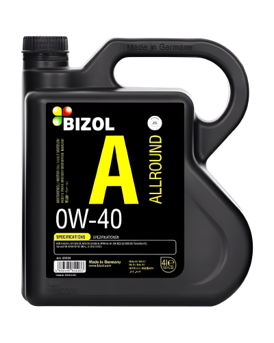 Mühərrik yağı Bizol Allround 0W-40 4 lt