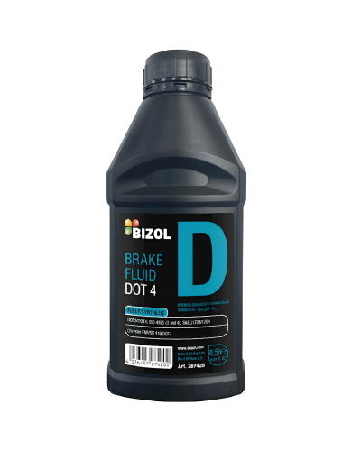 Əyləc mayesi Bizol Brake Fluid Dot 4 0.5 lt