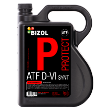 Sürətlər qutusu üçün yağ Bizol ATF D-VI SYNT 5 lt