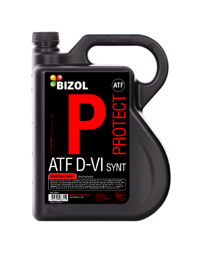 Sürətlər qutusu üçün yağ Bizol ATF D-VI SYNT 5 lt