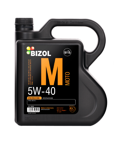 Motosiklet mühərrik yağı Bizol Moto 5W-40 4 lt