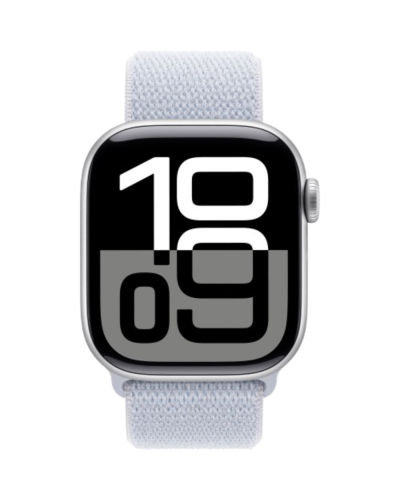 Apple Watch Series 10 42mm Silver W/Blue Cloud sport Loop MWWD3QI/A