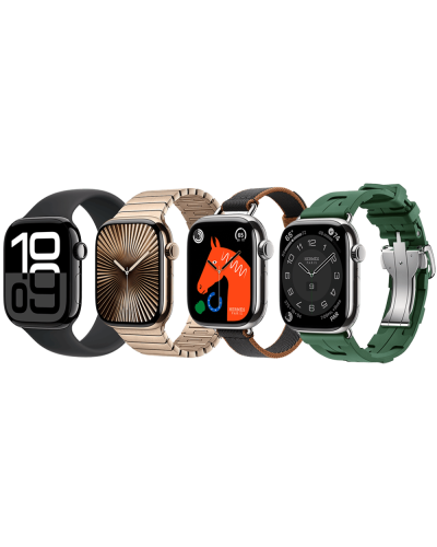 Apple Watch Series 10 46mm Silver W/Blue Cloud sport Loop MWWN3QI/A