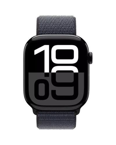 Apple Watch Series 10 46mm Jet Black W/INK sport Loop MWWR3QI/A
