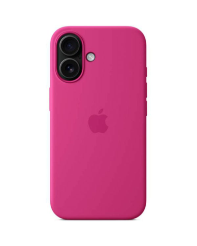 Qoruyucu örtük Apple iPhone 16 Silicone Case W/MagSafe Fuchsia MYY53ZM/A