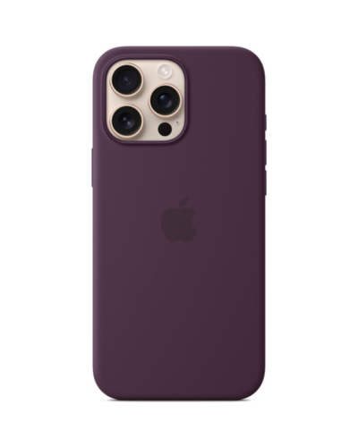 Qoruyucu örtük Apple iPhone 16 Pro Max Silicone Case W/MagSafe Plum MYYW3ZM/A