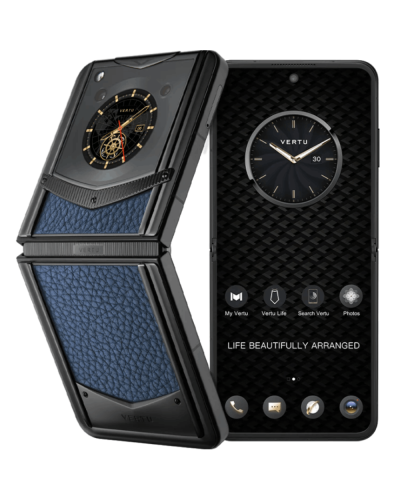 Vertu Ironflip Gentleman Blue Calf (CIF-N-003-HT-A-LH-EU)