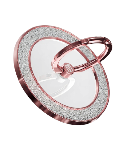 Levelo Ring Holder Nova Glitter Magsafe Rose Gold LVLNGPHRG