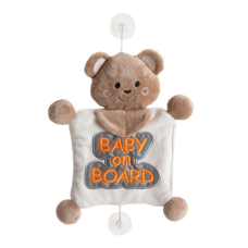 Reflektorlu "Baby on Board" yazılı ayı BabyJem Qəhvəyi 8681049218759