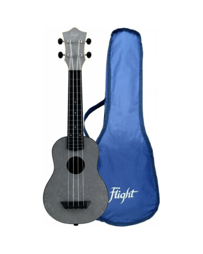 Ukulele Flight TUS65 Silver Travel Soprano